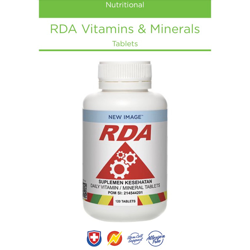 Jual Vitamin & Mineral RDA ( 30 Tablet ) Shopee Indonesia