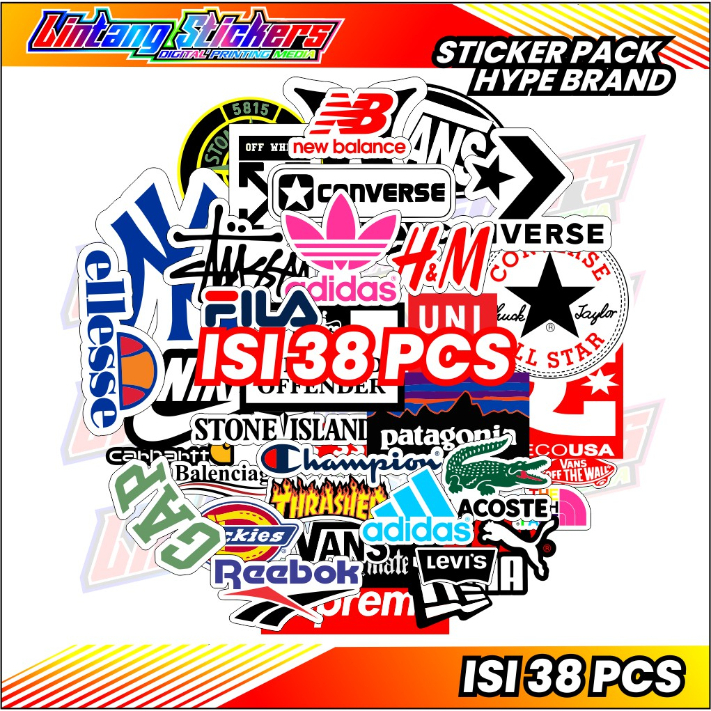 Jual 38 PCS STICKER PACK VIRAL ANTI AIR | Shopee Indonesia