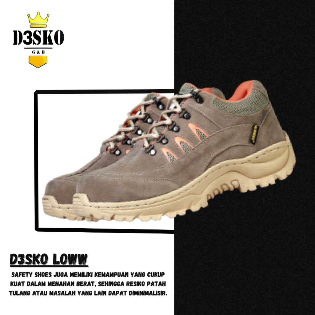 Jual D3SKO G&B - BULDOZER SUEDE SEPATU SAFETY D3SKO BULDOZER SEPATU ...