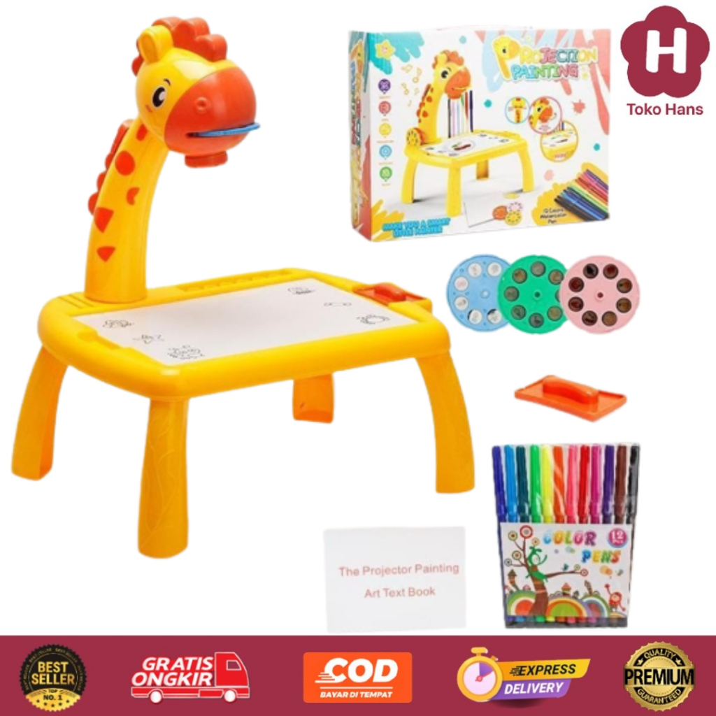 Jual MAINAN PROJECTOR PAINTING 20 CM MEJA MENGGAMBAR MAINAN ANAK ...