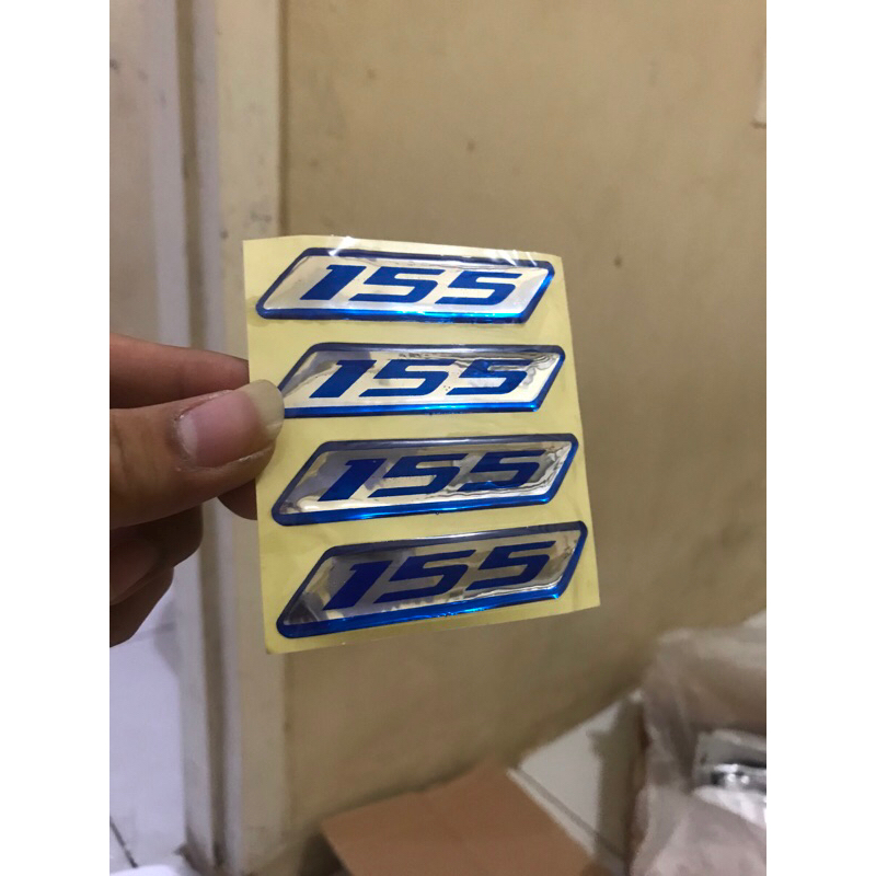 Jual Sticker emblem cc motor 3D stiker 125 150 155 | Shopee Indonesia