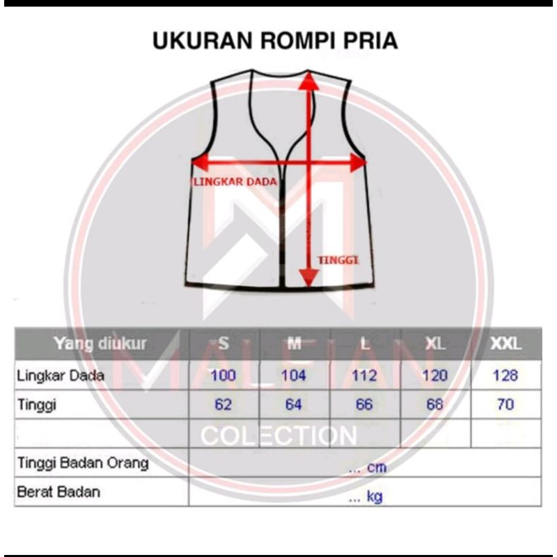 Jual Rompi Pria Terbaru/Rompi Motor Pria murah/Rompi Pria Bisa COD ...