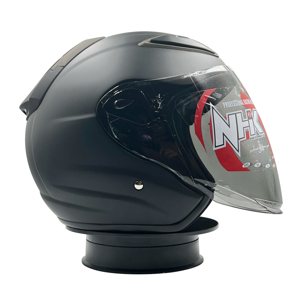 Jual Helm NHK R6 Solid Black Doff | Shopee Indonesia