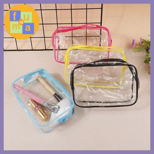 Tas Kosmetik Travel Pouch Pouch Skincare Make Up organizer Pouch  Transparant Makeup Travel
