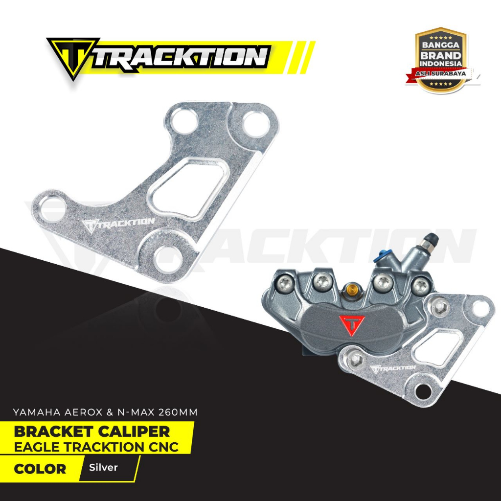 Jual Bracket Caliper Eagle Tracktion For Disc Brake Mm Nmax Aerox Shopee Indonesia