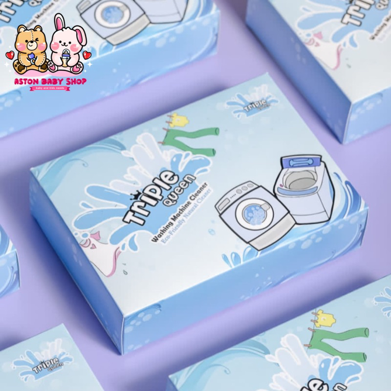 Jual Triple Queen Washing Machine Cleaner Pembersih Mesin Cuci Shopee