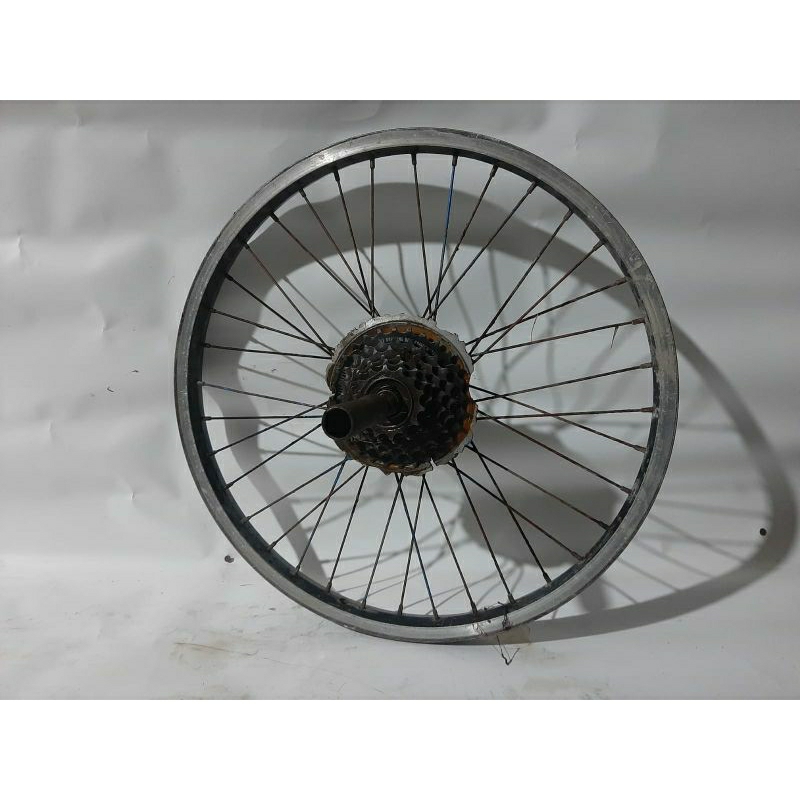 Jual VELG SEPEDA R20 CAKRAM SEKEN BEKAS LAYAK PAKAI , 6 Speed , Cakram ...