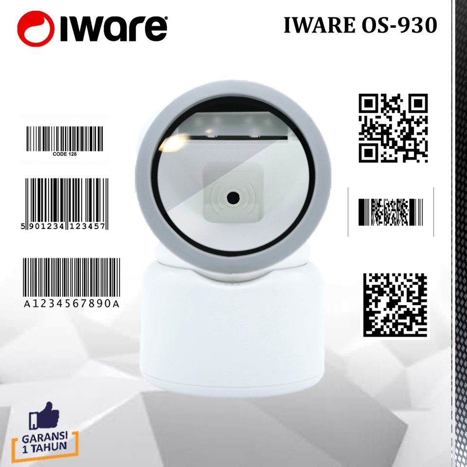 Jual Iware Os Barcode Scanner Omni Imager D Qr Code E Faktur Usb Os Shopee Indonesia