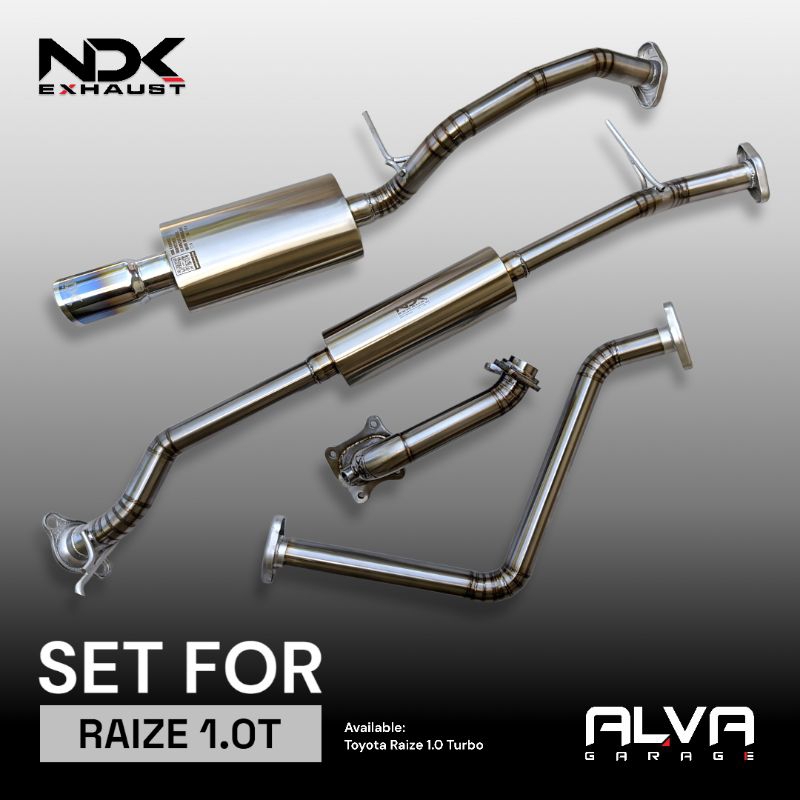 Jual FULL SET PNP RAIZE TURBO NDK EXHAUST | Shopee Indonesia