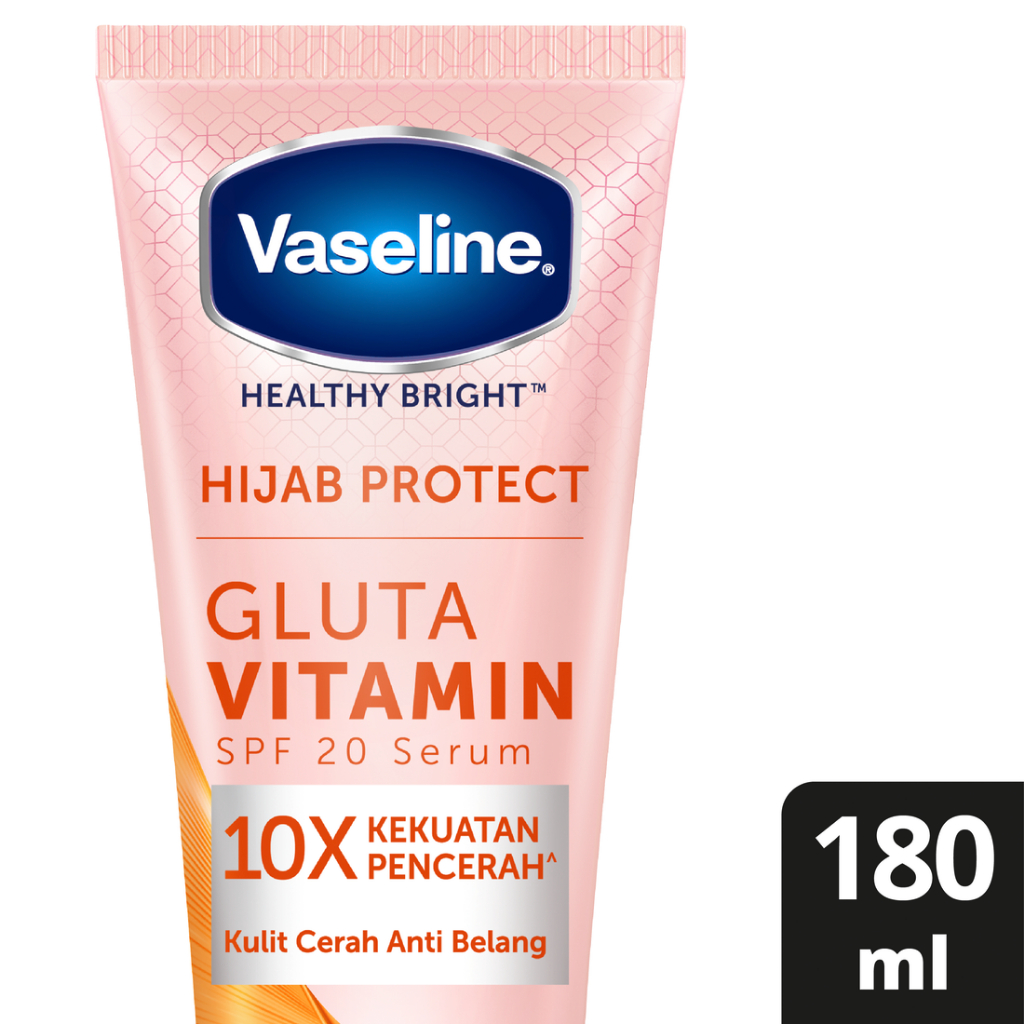 Jual Vaseline Hijab Bright SPF 20 pa++ even tone refreshing serum Hand
