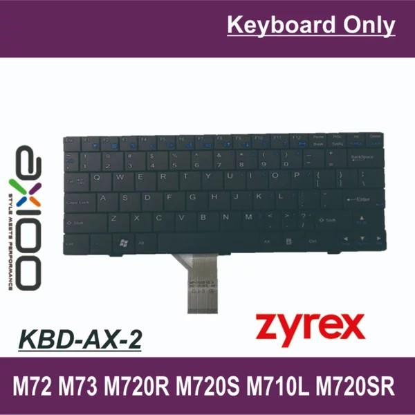 Jual ET09 KBD-AX-2 KEYBOARD LAPTOP AXIOO CLEVO M72 M720R M720S M710L ...