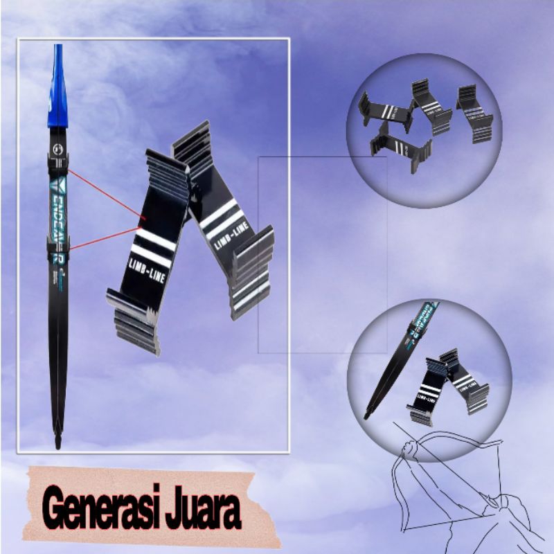 Jual Limbs Line guage Recurve Bow Calibration Rule Alat Kalibrasi
