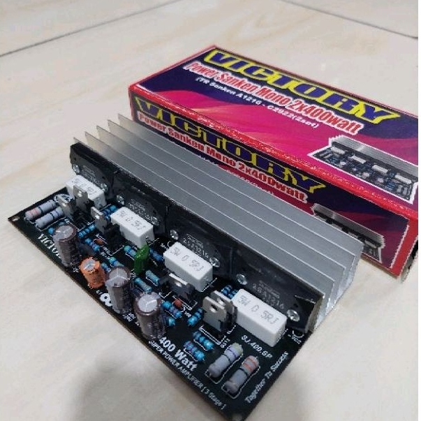 Jual Power 2x 400 Watt 3 Tingkat Victory plus final sanken 5DY | Shopee