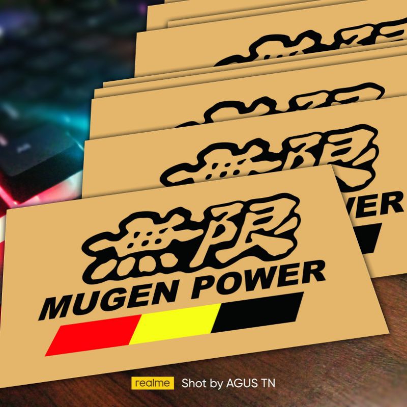 Jual Stiker Mugen Power Sticker Cutting Mugen Power Shopee Indonesia