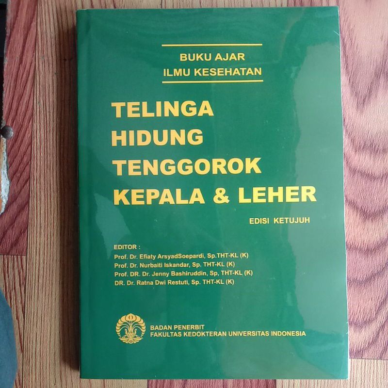 Jual Buku Ajar Ilmu Kesehatan Tht Fkui Edisi Ketujuh Shopee Indonesia