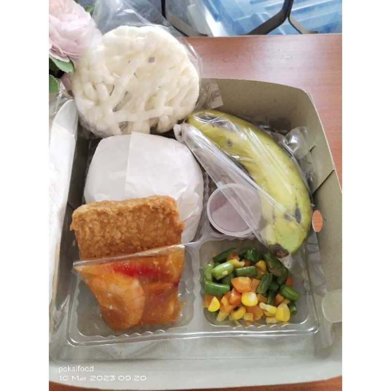 Jual Paket Nasi Murah Nasi Kotak Udang Saos Padang Shopee Indonesia