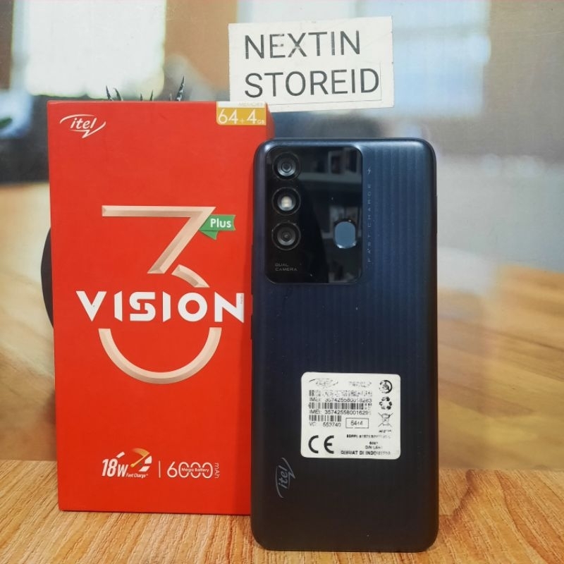 Jual INFINIX ITEL VISION 3 PLUS 4/64 SECOND FULLSET | Shopee Indonesia