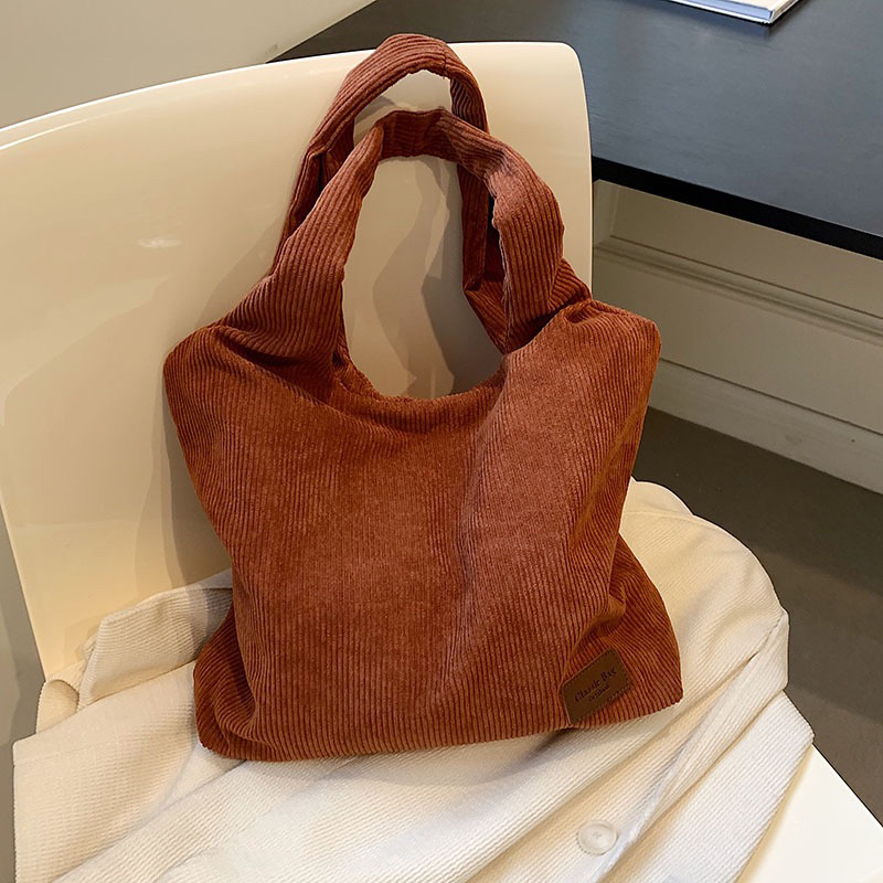 OPLERT Star Tote Hobo Bag für Frauen große Cord Crossbody Bag Y2K Cute Tote Bags Ästhetische Messenger Handtasche