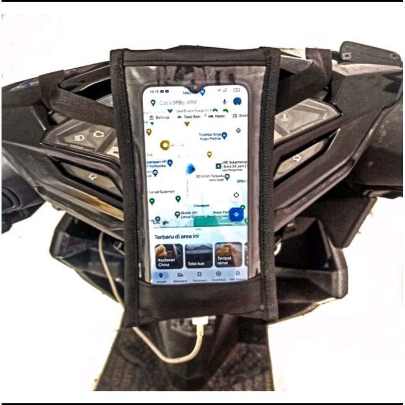 Jual PROMO SPESIAL Holder HP Motor Anti Air || Phone Holder Motor Ojol ...