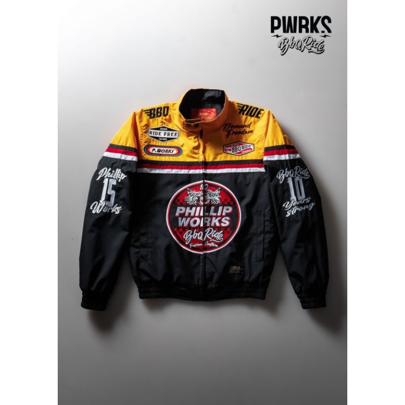 Jual MOTOR PHILLIPWORKS PHILLIP X BBQ JACKET LIMITED GOLD | Shopee ...