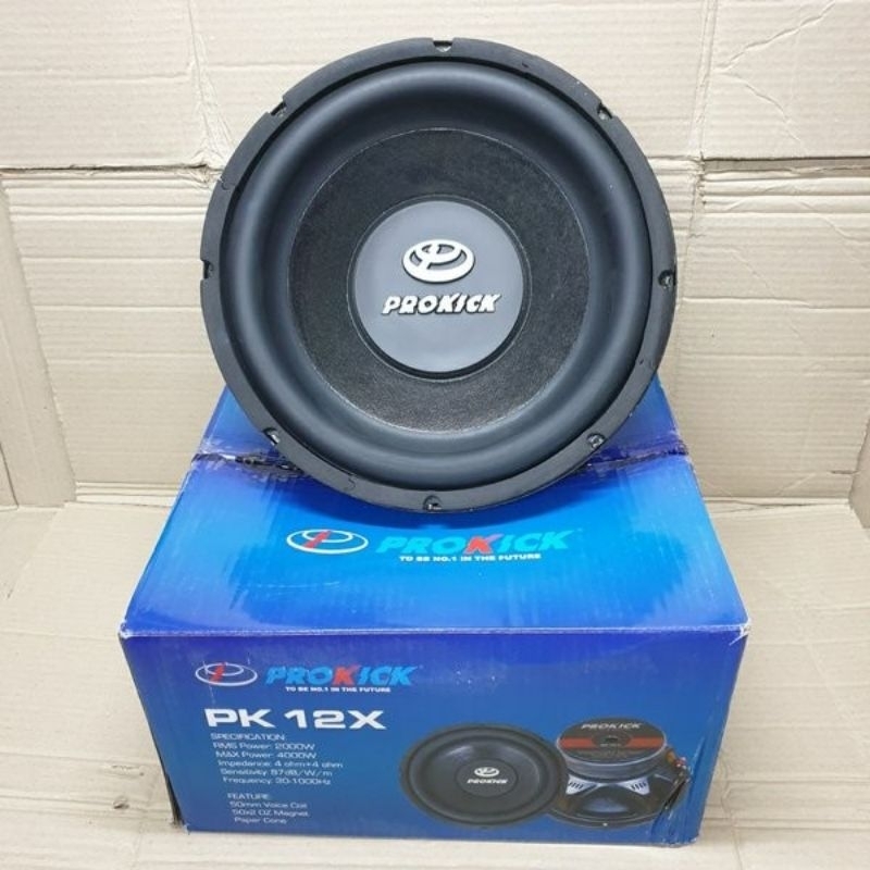 subwoofer prokick pk12x2 double magnet double coil 12 inch