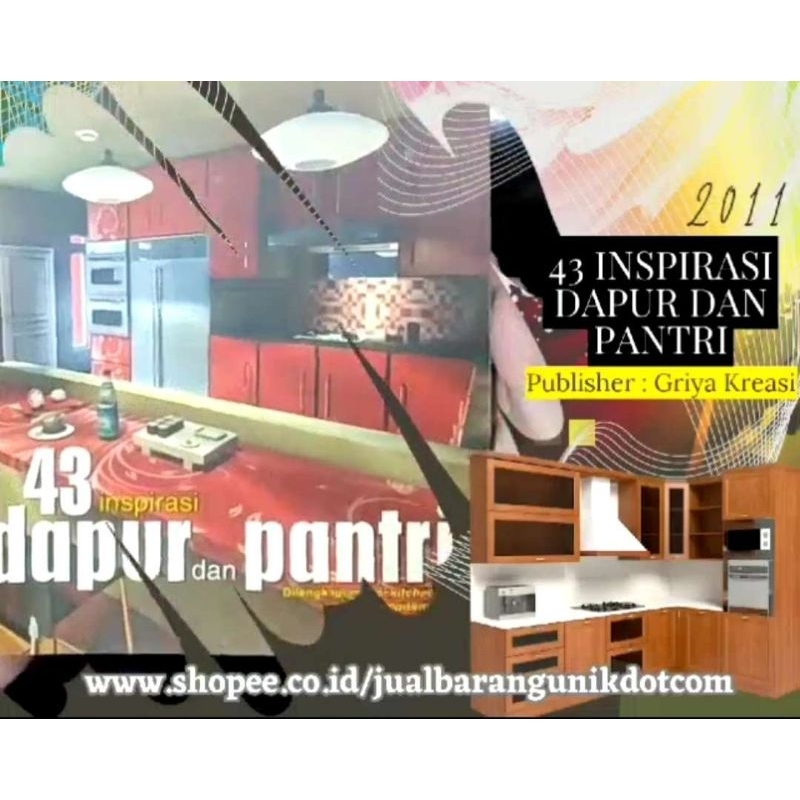 Jual Buku Interior Design : 43 INSPIRASI DAPUR DAN PANTRI | Shopee ...