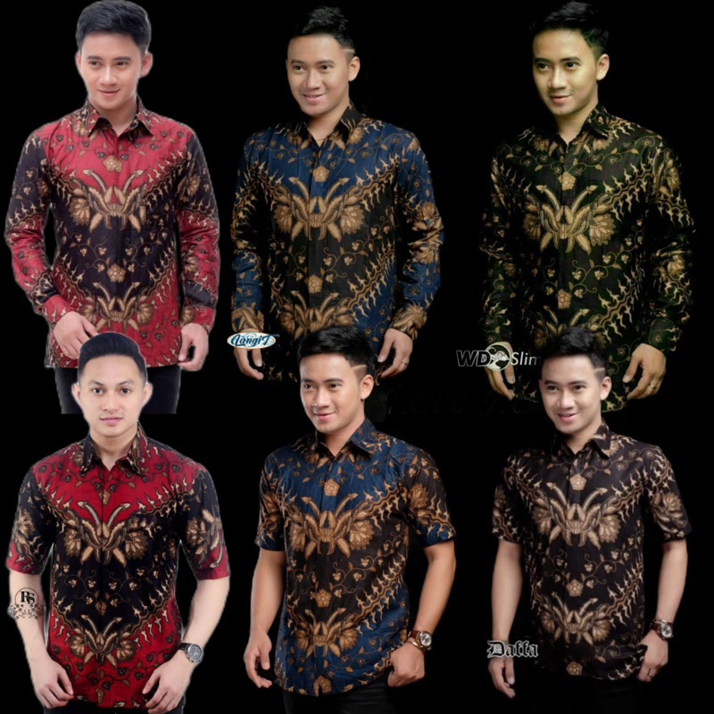 Jual Batik Pria Modern 2022 Baju Batik Pria Modern Terlaris Atasan ...