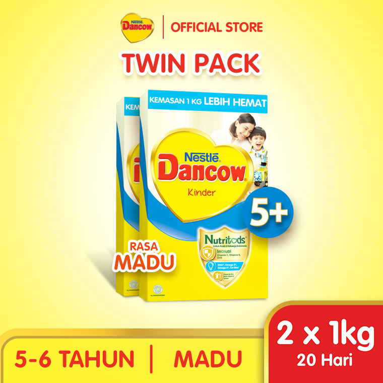 Jual Nestle Dancow 5+ Dengan Susu Pertumbuhan Rasa Madu 5-12 Tahun Box ...