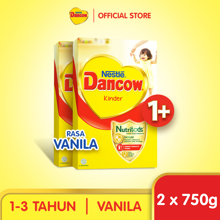 Jual Nestle Dancow 1+ Dengan Nutritods Susu Pertumbuhan Rasa Vanila 1-3 ...