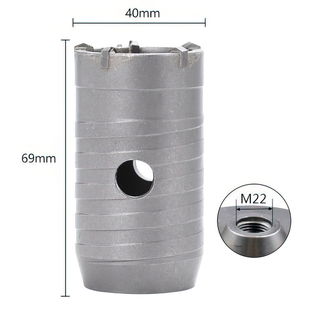 Jual Allefix Mata Bor Bobok Tembok Beton Hollow Core Drill Bit 30-100MM ...