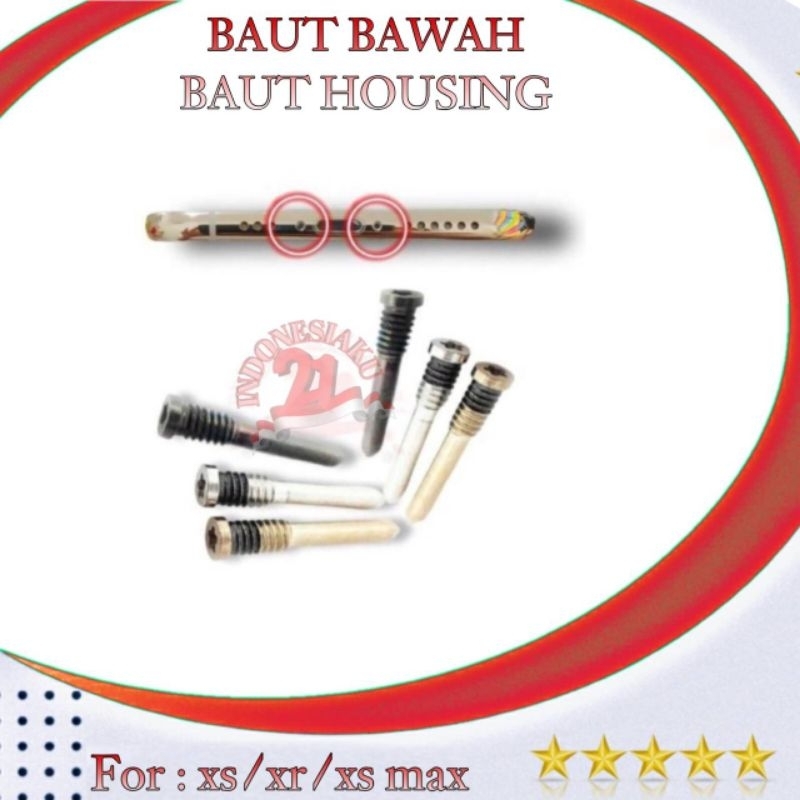 Jual BAUT CASING / BAUT BAWAH HOUSING XS/XR/XS MAX ORIGINAL NEW ...