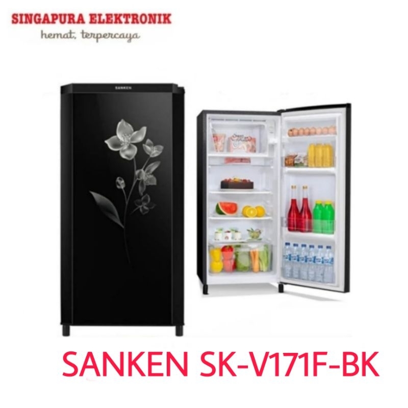 Jual Sanken Kulkas Sk V F Bk Shopee Indonesia