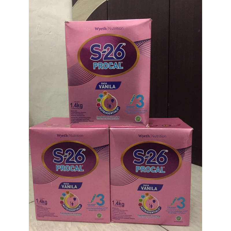 Jual S-26 procal tahap 3 vanilla 1400gr | Shopee Indonesia