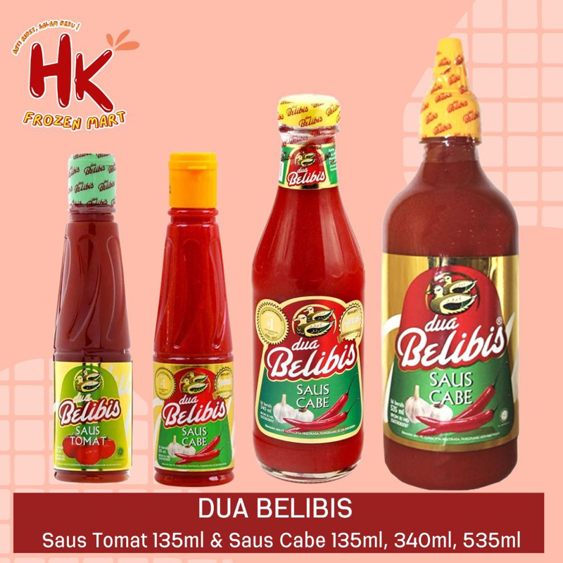 Jual Dua Belibis Saus Tomat & Cabe 135ml 340ml 525ml | saos sambal ...