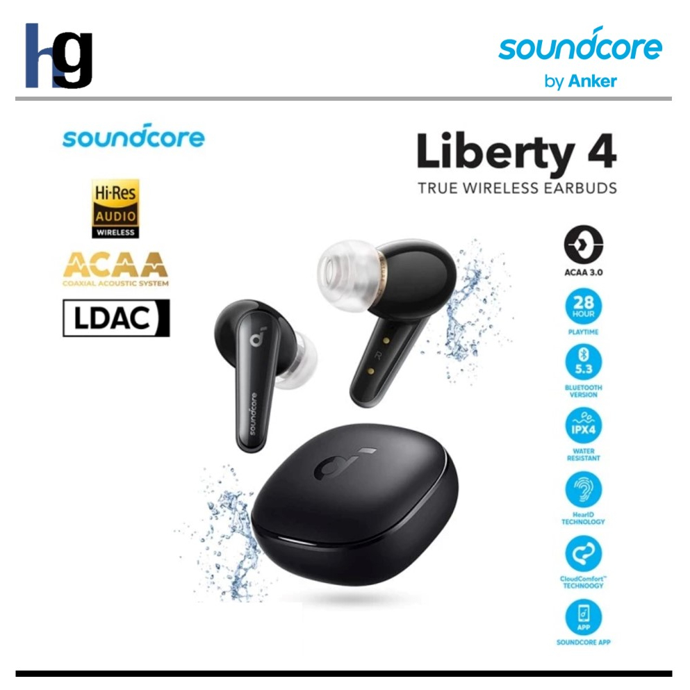 Jual Anker Soundcore Liberty 4 A3953 TWS Wireless Earbuds ACAA 3.0 LDAC ...