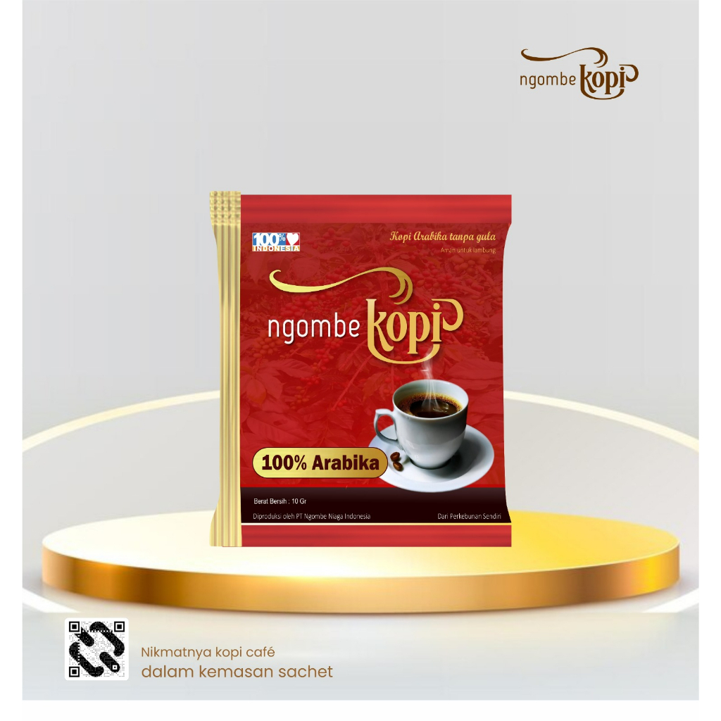 Jual Kopi Arabika 100% Ngombe Kopi Kemasan Sachet - 1 Renceng | Shopee ...