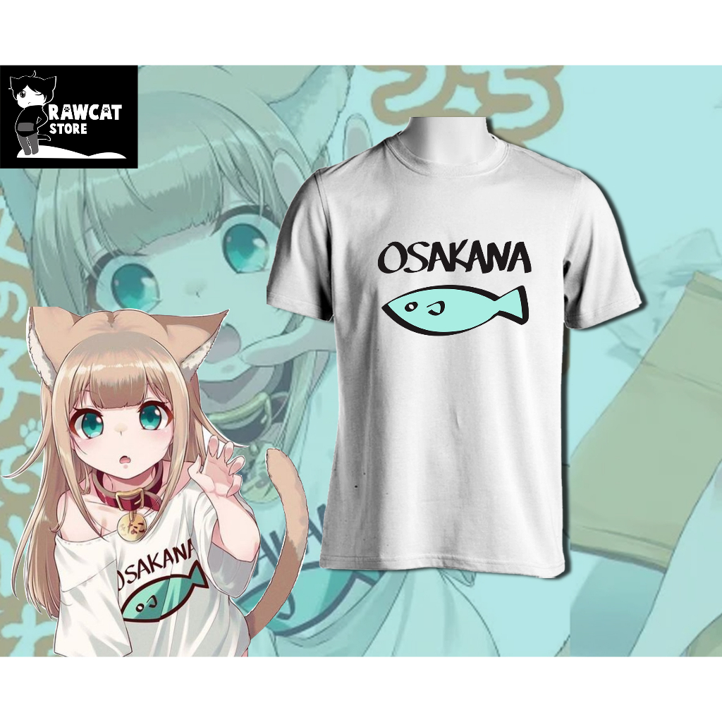 Jual kaos anime - osakana neko | Shopee Indonesia