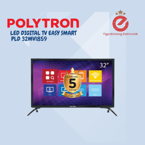 Jual Polytron Led Tv Inch Easy Smart Tv Pld Mv Shopee Indonesia