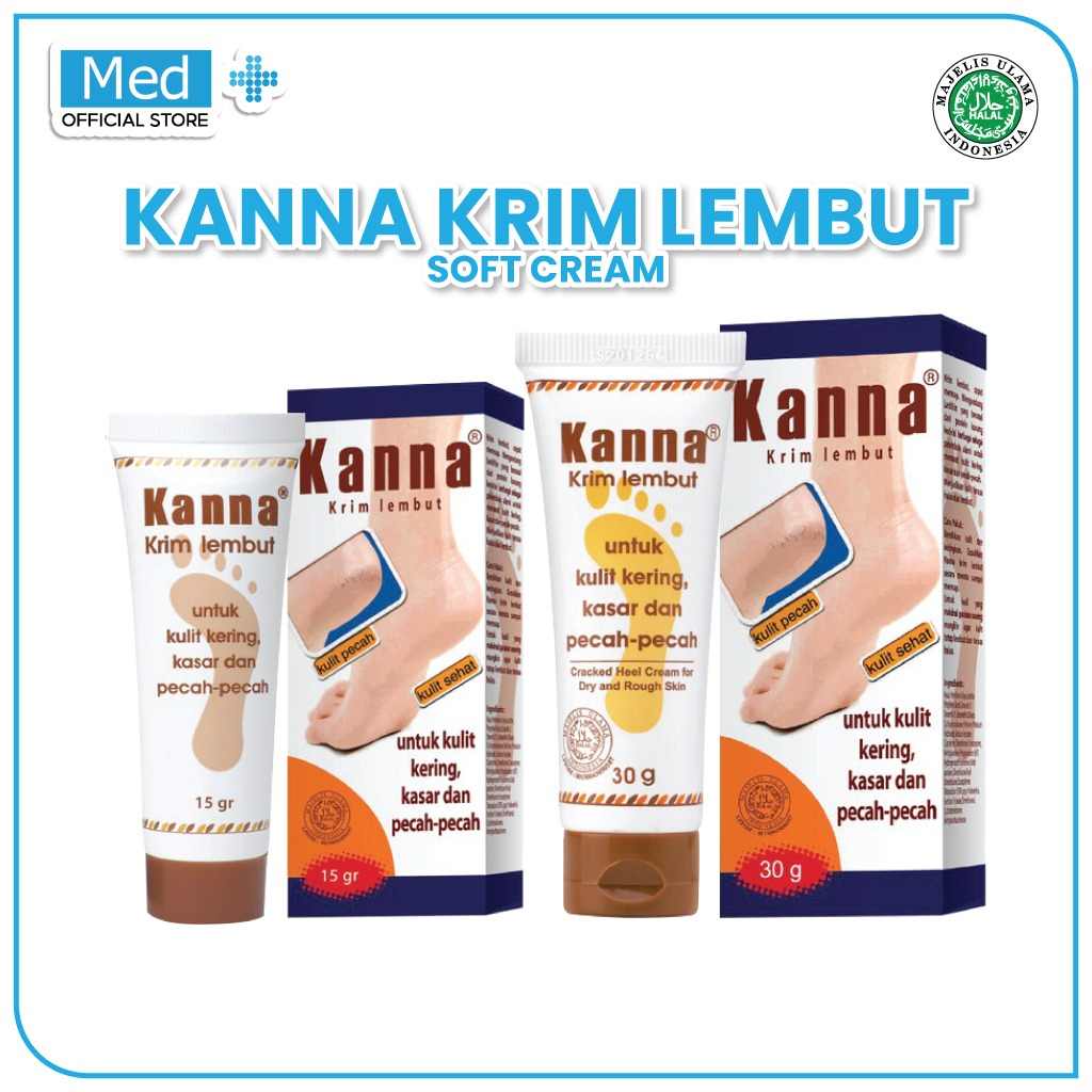 Jual Med Kanna Soft Cream Krim Lembut Kulit Kering Kasar Pecah Pecah Shopee Indonesia 9894