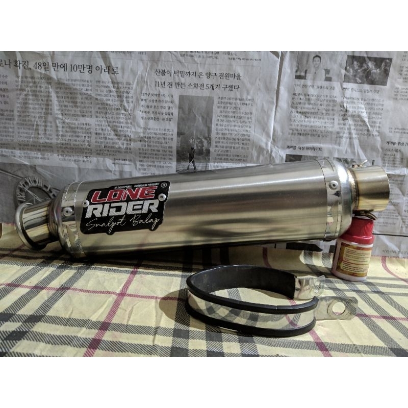 Jual Lone Rider Trioval Monces Emblem New Inlet 50mm Original Produk ...
