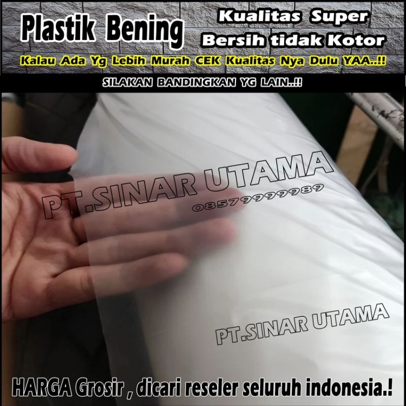 Jual Plastik Bentuk Sarung Double Lebar Meter Cor Lapis Sisi Rangkap T Bisa Di Belah Vacum