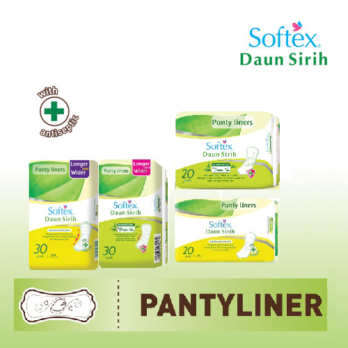 Jual Softex Daun Sirih Pantyliner Panty Liners Isi 20 / Isi 30