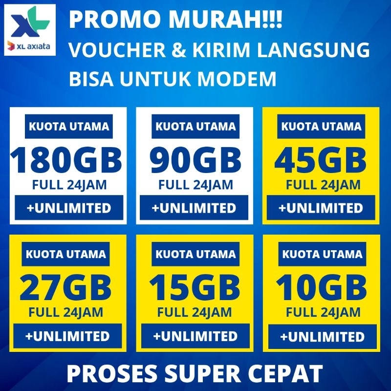 Jual PROMO MURAH XL AXIATA COMBO FLEX VOUCHER & ISI ULANG UNLIMITED ...