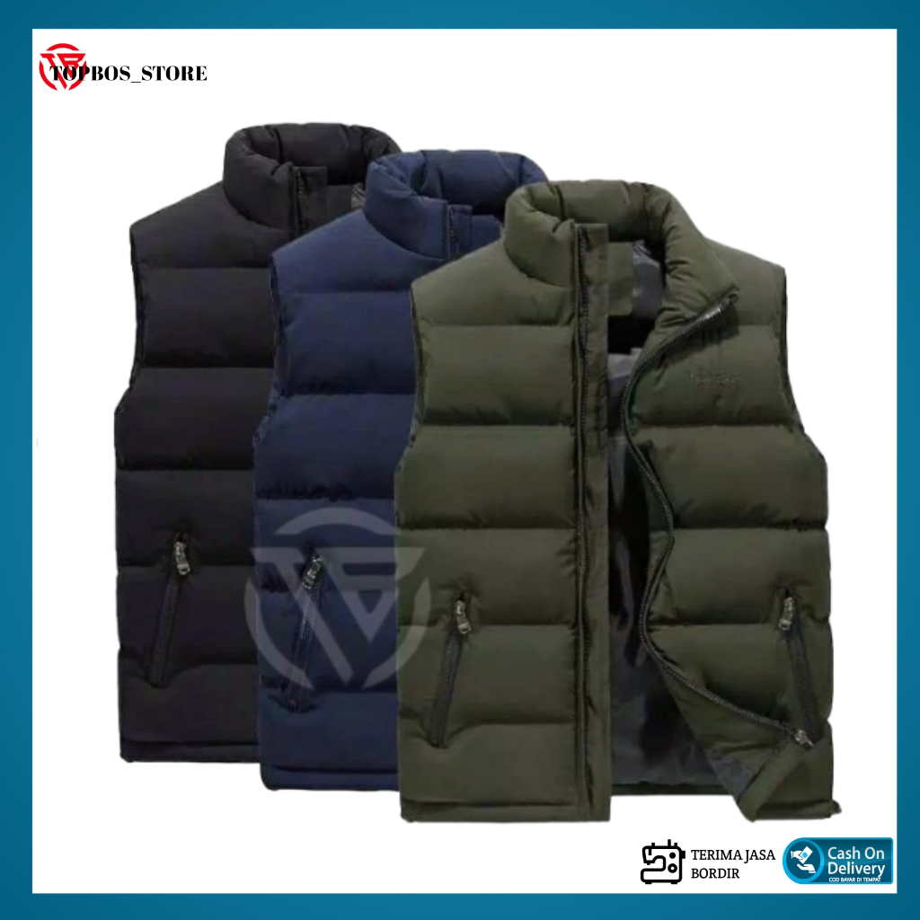 Jual Rompi Gelembung - Rompi Tahan Air - Rompi Puffer - Rompi Hangat