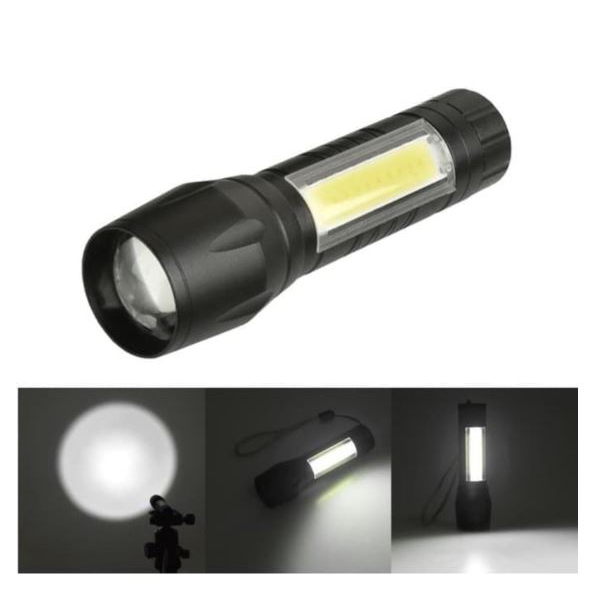 Jual Senter LED Mini XPE LED Zoom Usb Recharge Senter Camping Hiking ...