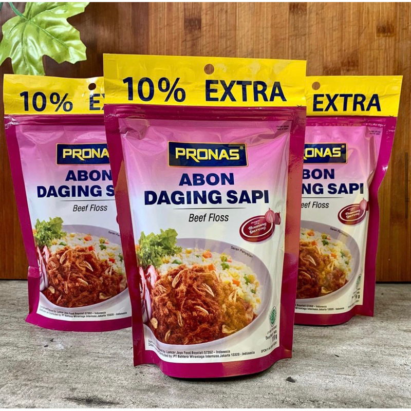 Jual Pronas Abon Daging Sapi 110gr [beef floss] | Shopee Indonesia
