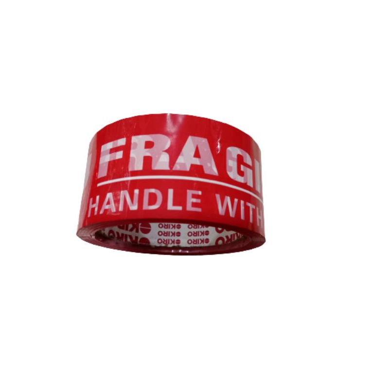Jual Lakban Merah Fragile 70 Yard 2 inch / LAKBAN FRAGILE | Shopee ...