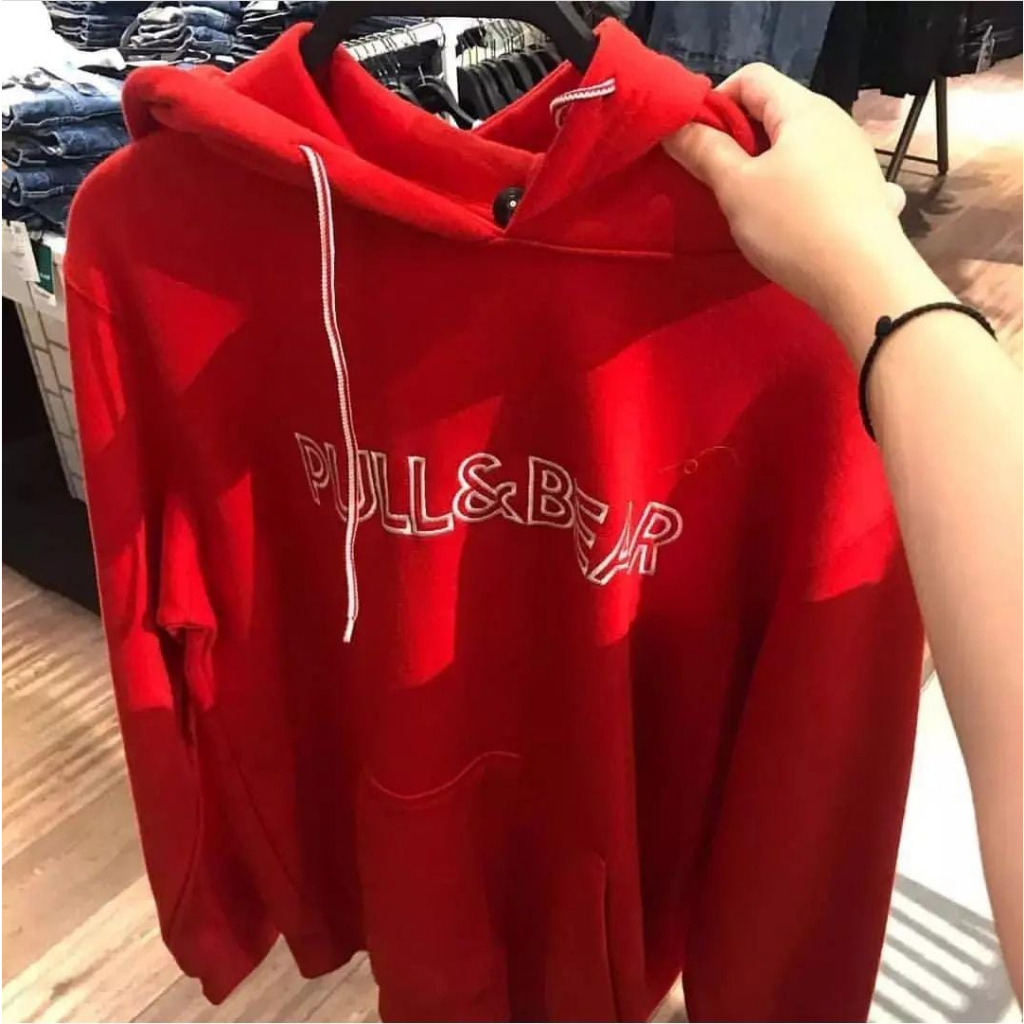 COD Jaket Hoodie Pull Bear Bordir Swater Hoodie Pull Bear Hijau Army Distro Logo Texs Pull Bordier Premium Unisex