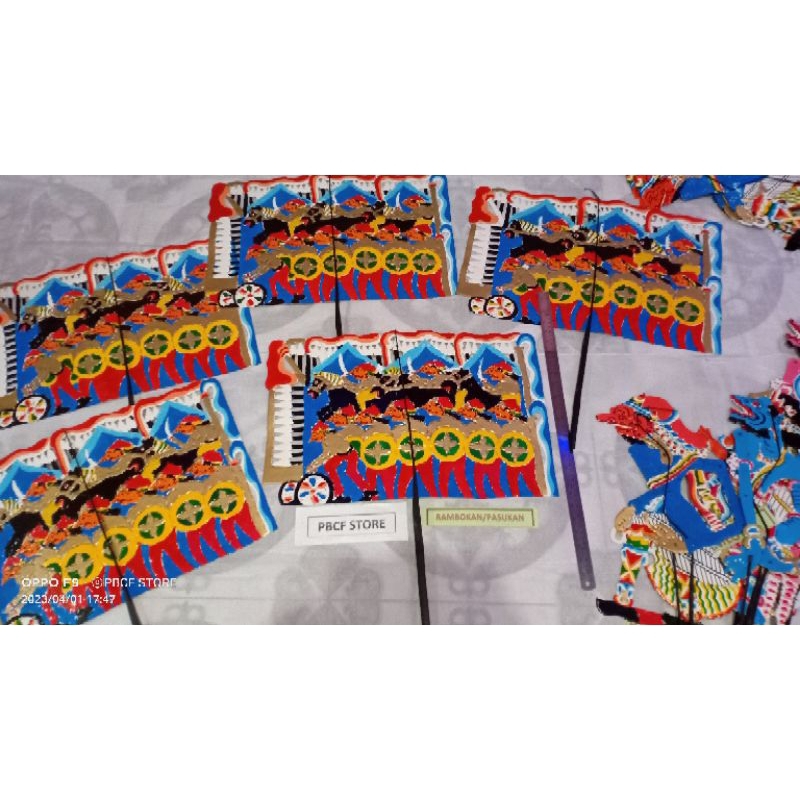 Jual Wayang Rampogan AMPYAK Pasukan Prajurit Ukuran +- 60cm | Shopee ...