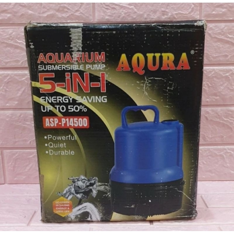 Jual Mesin Pompa Aquarium Submersible Pump Aqura Asp P W L H Shopee Indonesia